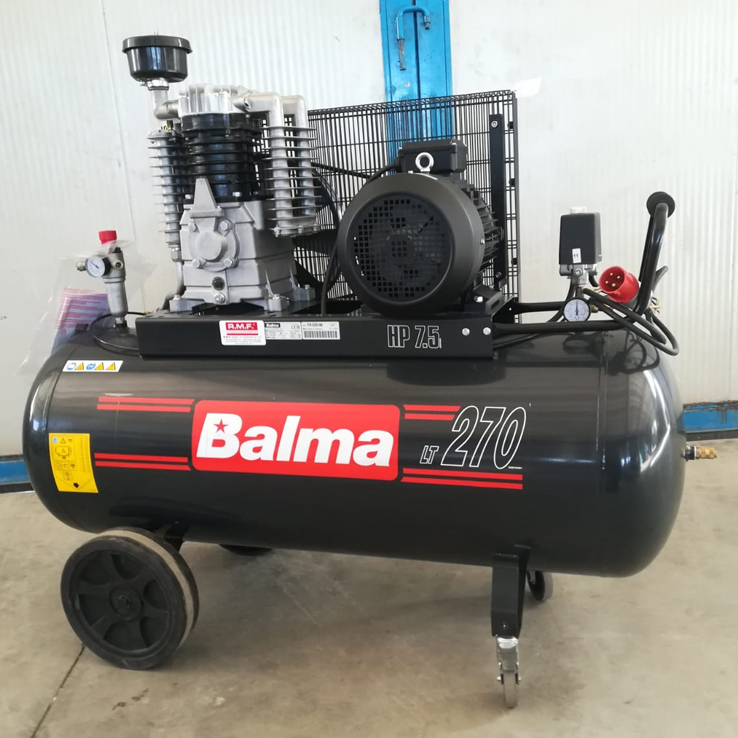 Pístový kompresor Balma 7,5/270